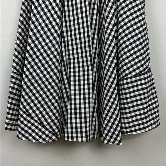 NWT Anthropologie Sunday in Brooklyn Black and White Gingham Skirt Sz S - Picture 3 of 7